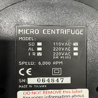USA Scientific Micro Centrifuge image 0